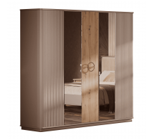 Шкаф пятидверный Мадрид (бежевый)