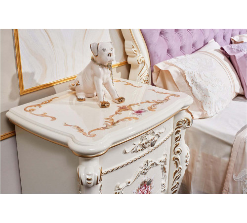 Тумба прикроватная Венеция Классик (крем)