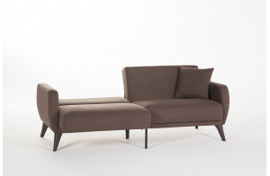 Трехместный Диван-кровать Flexy Флекси (коричневый)