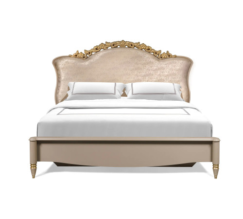 Двуспальная кровать Моника 160х200(капучино эмаль)