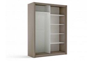 Двухстворчатый шкаф-купе для одежды СЛ-9 Лацио