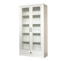 Шкаф витрина в гостиную Орлеан 838 ясень светлый